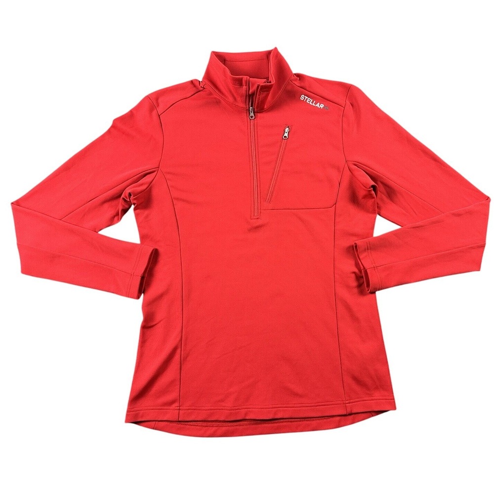 Stellar Equipment Women's Stellar Light Mid T-Neck Pullover Sweater 1/4 Zip XL